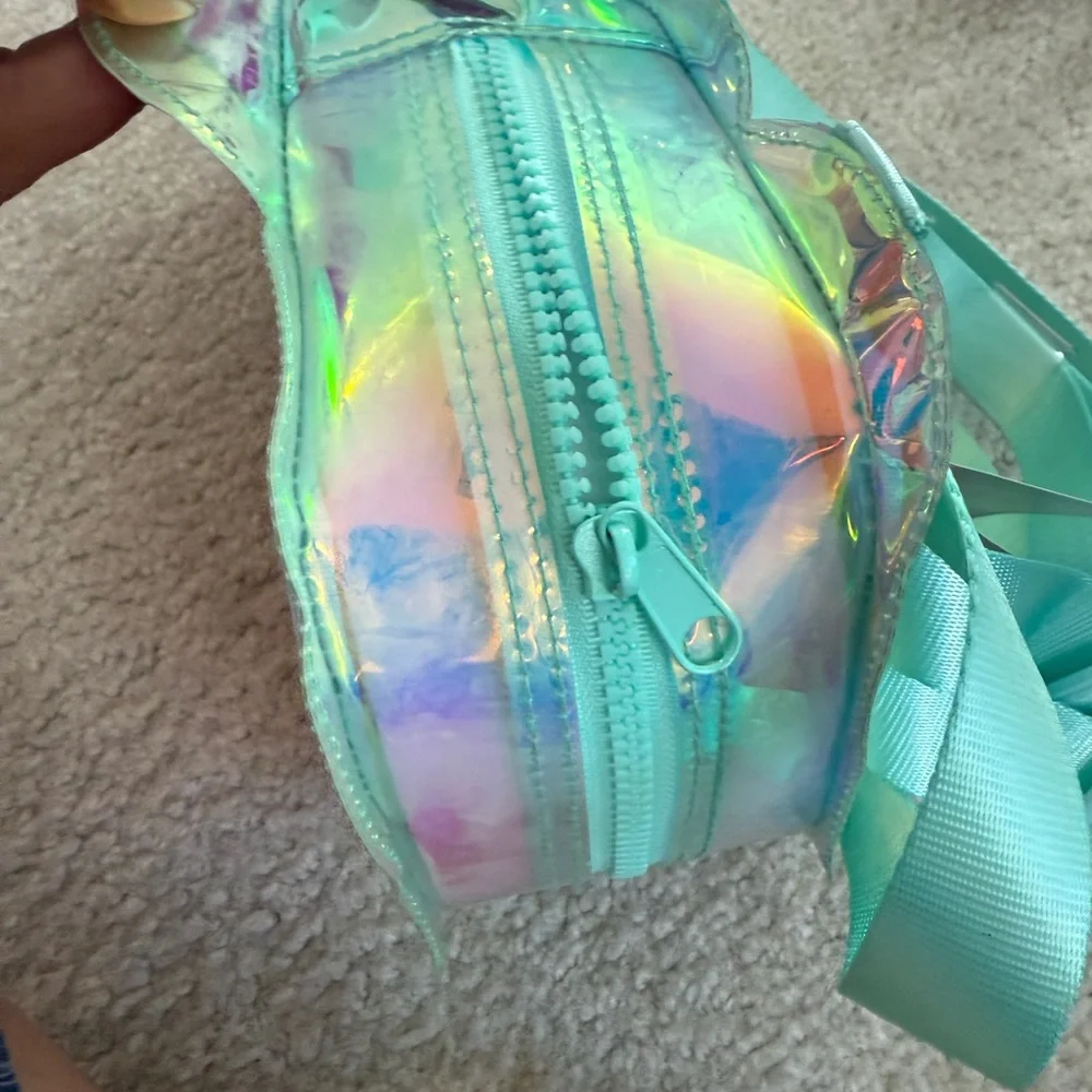 Disney Little Mermaid Ariel Iridescent Backpack Holographic Bag